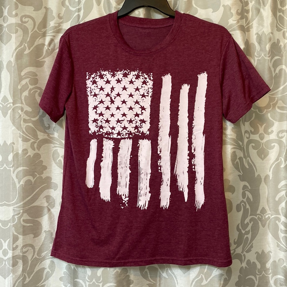 American flag tee